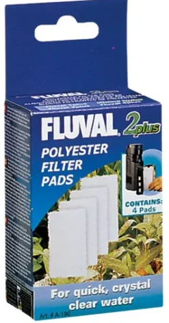 Filterplade fin Fluval 2+, 4 stk.