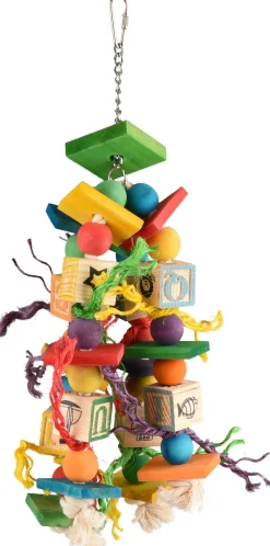 Flamingo Fugle Legetøj Rainbow GIO multifarvet Mix 38 cm
