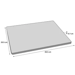 Flamingo DOLO køleplade til kanin og smådyr grå L 30x20x0,7 cm