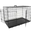 Flamingo Hundebur i metal Keo Sort XL