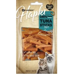 Flamingo Kattesnack Hapki Strips med Tun 50 Gram