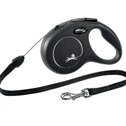 Flexi Classic hundesnor S 8 meter 12 kg sort