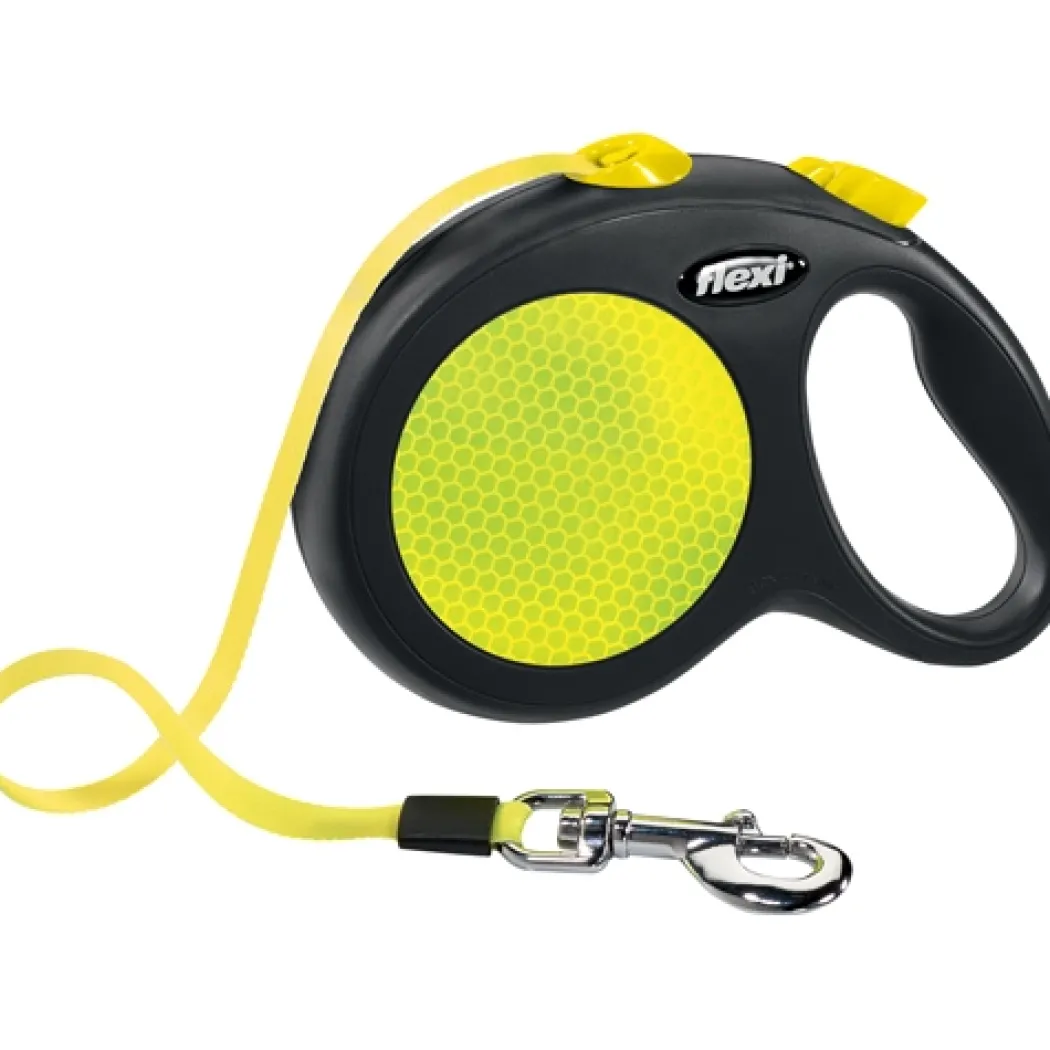 Flexi New Neon bånd L 5 m 50 kg neon gul