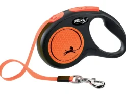 Flexi New Neon bånd S 5 meter 15 kg orange