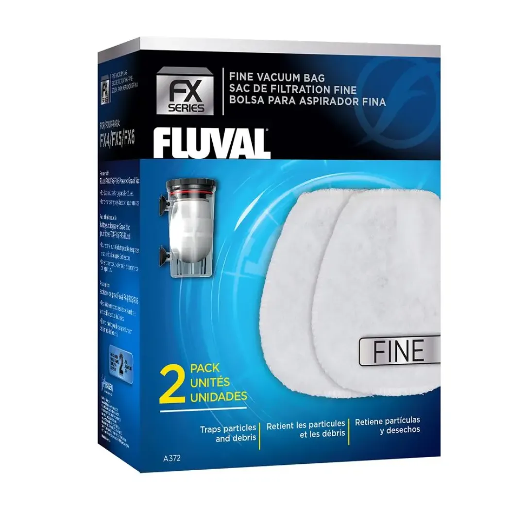 Fluval FX Slamklokke Poser Fin 2 stk.