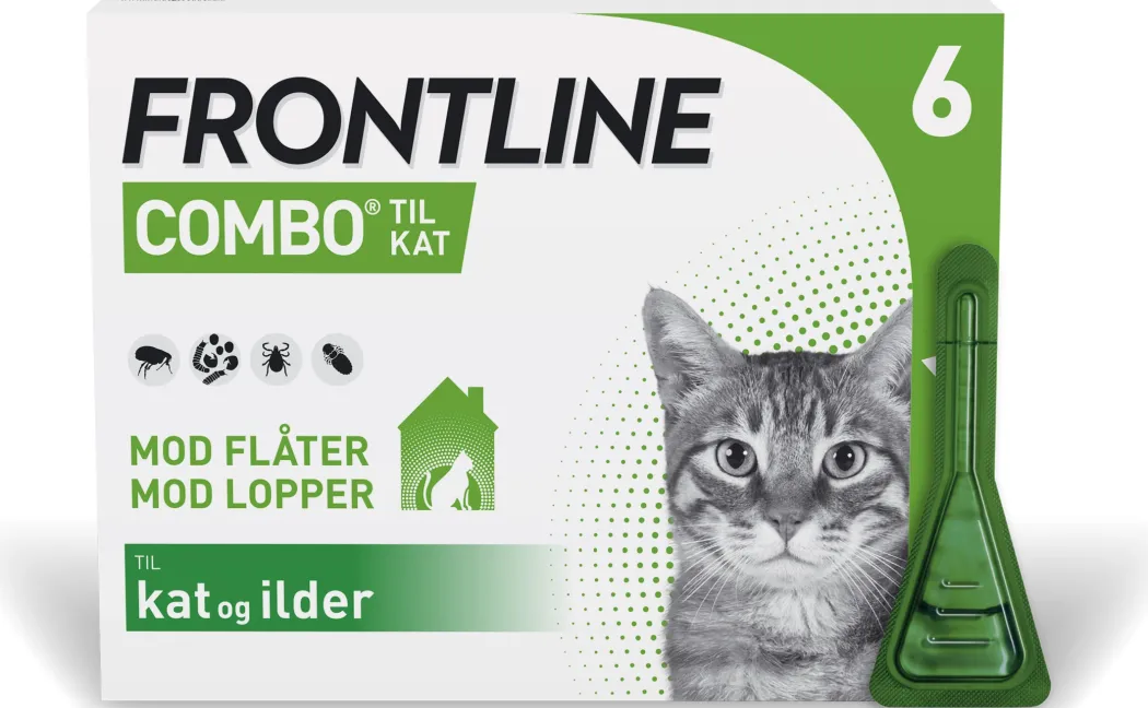 Frontline Combo 6 x 0,5 ml til kat og ilder