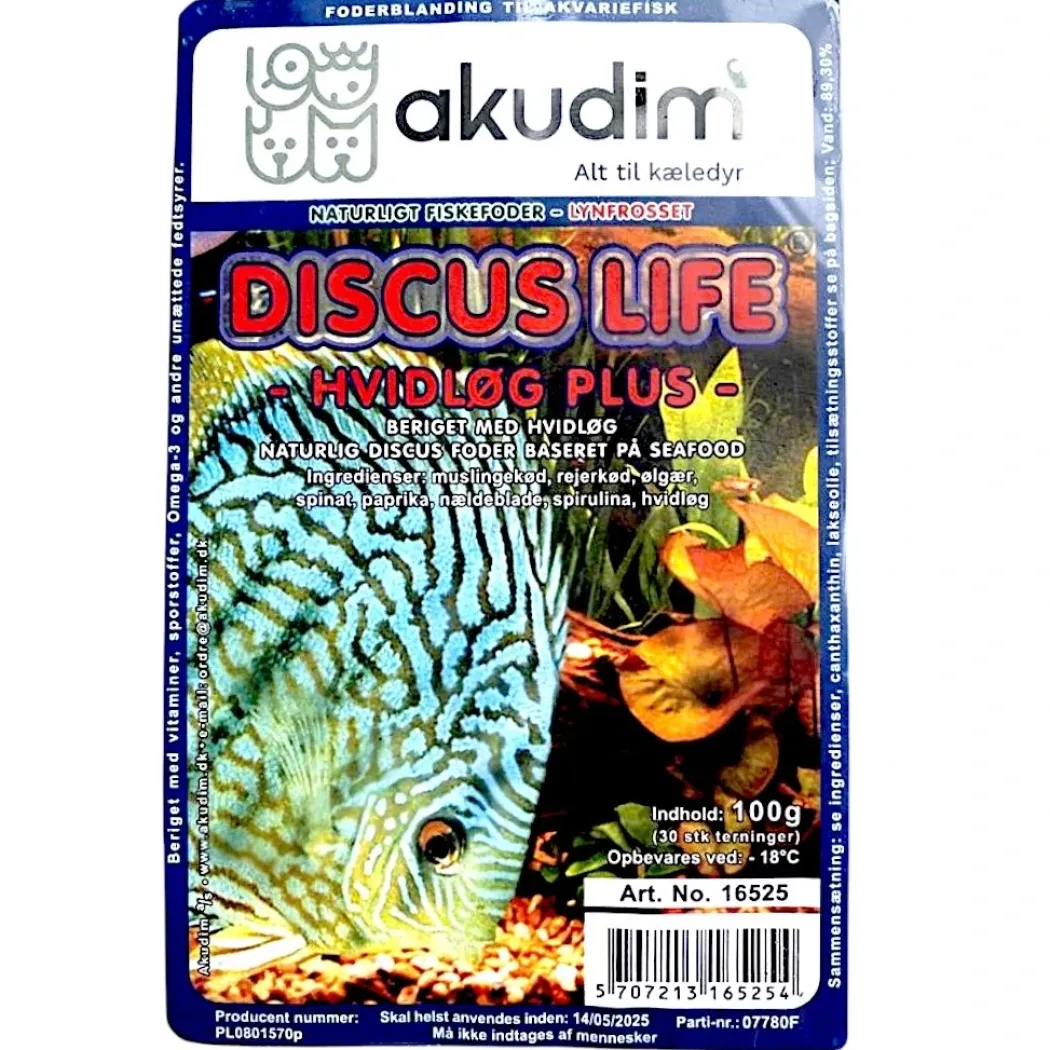 Frostfoder AK Discus LIFE hvidløg 100 g