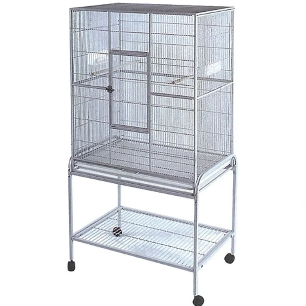 Fuglebur Gd Rival inkl bord med hjul 81x54x157 cm