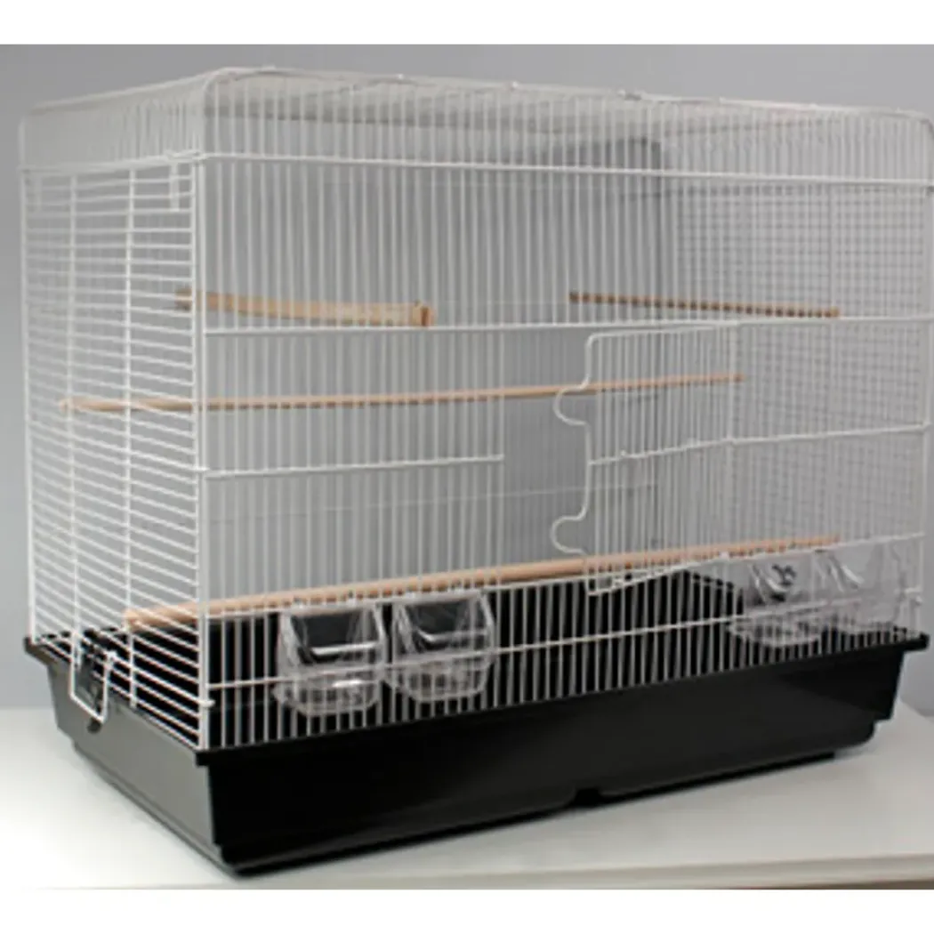 Fuglebur Gd Space Hvid og Sort 85x48x70 cm