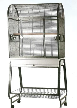 Fuglebur med stander 87 x 56 x 175 cm