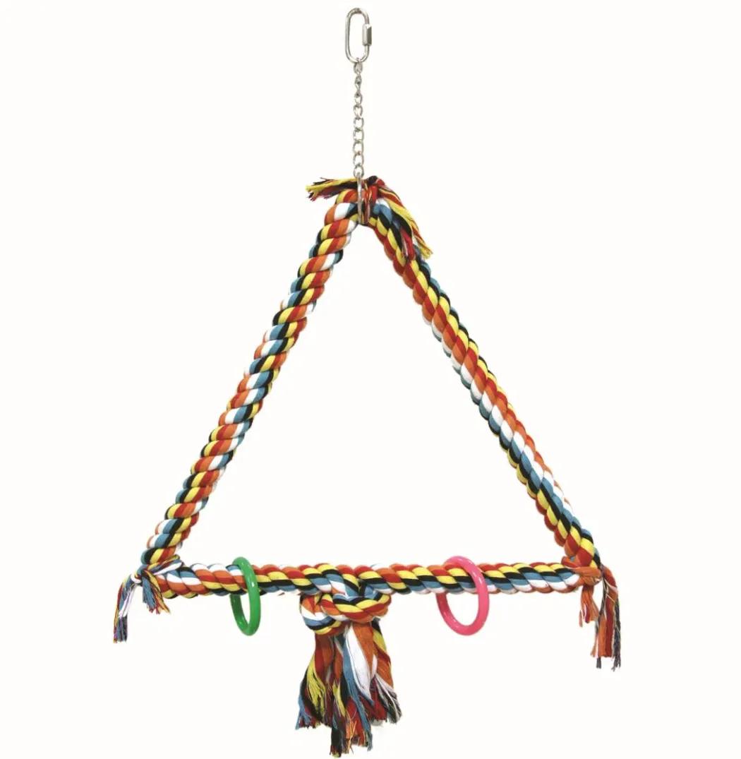 Fuglelegetøj Triangle Swing XXL - Aktiv gynge og klatring til fugle
