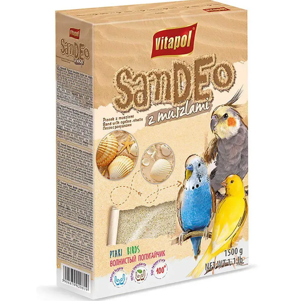 Fuglesand med skaller 1500 g