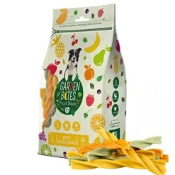 Garden Bites Fruity Dental Swirls Mix 13 cm 30 stk (vegetabilsk) - tandrensende hundesnacks