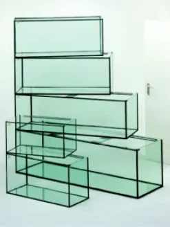 Glasakvarium 45 liter med topglas