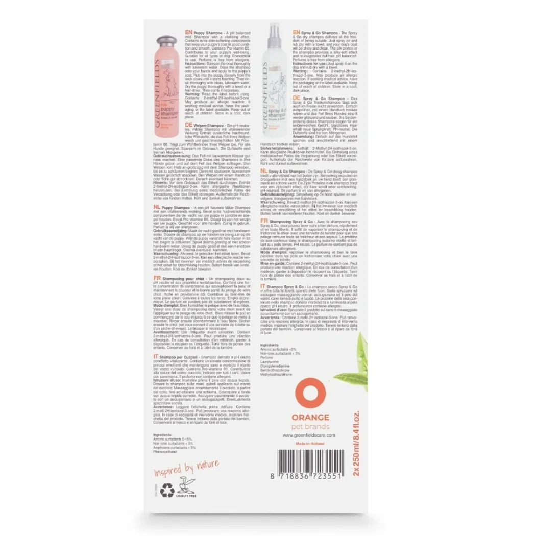 Greenfields Shampoo Hvalp 270 ml