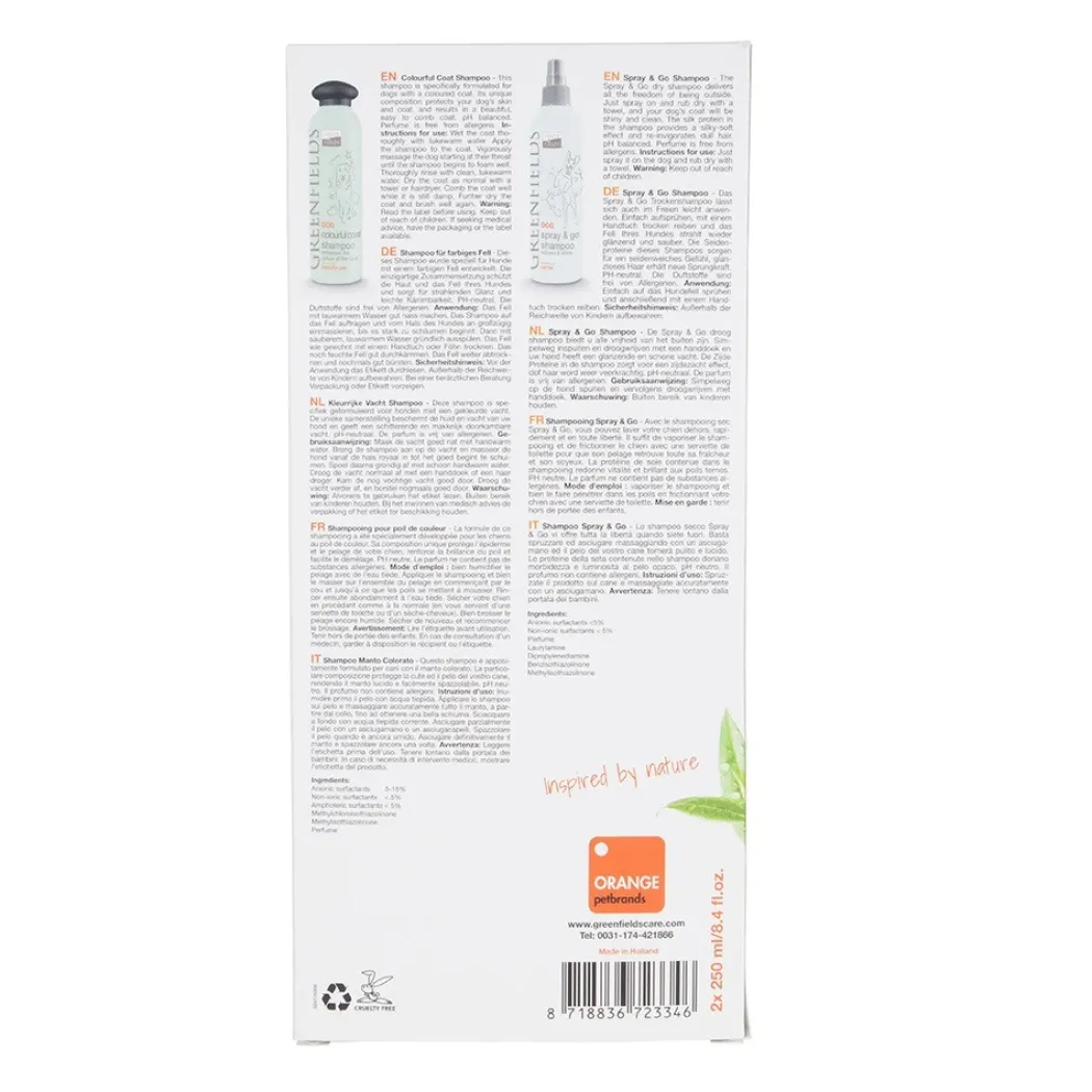 Greenfields Shampoo Spray and Go 270 ml