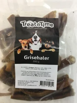 Grisehaler 200 g - Naturlige hundesnacks