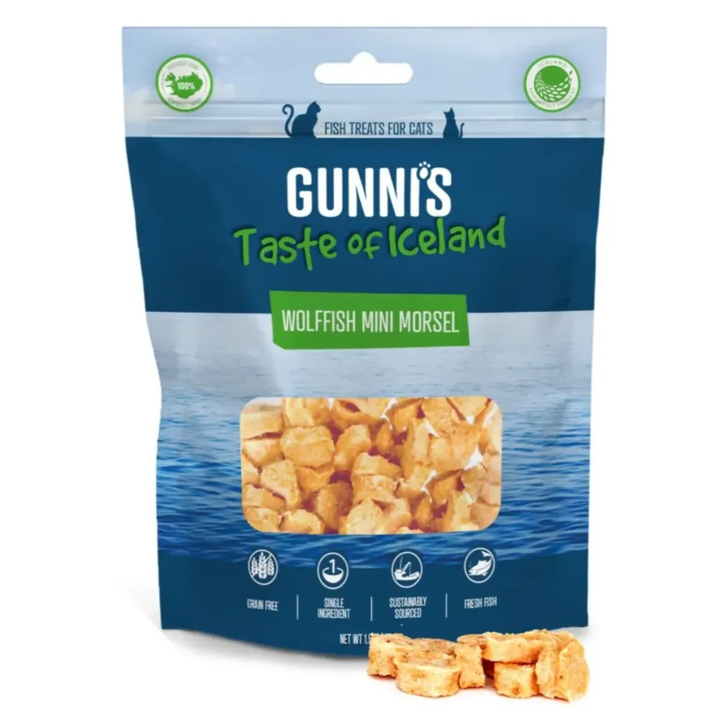 Gunnis mini kattegodbidder med havkat 42,5 g