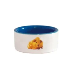 Hamster Foderskål Blå-hvid Ø 7,5 cm