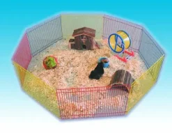 Hamster løbegård 8 gitre 34x23 cm
