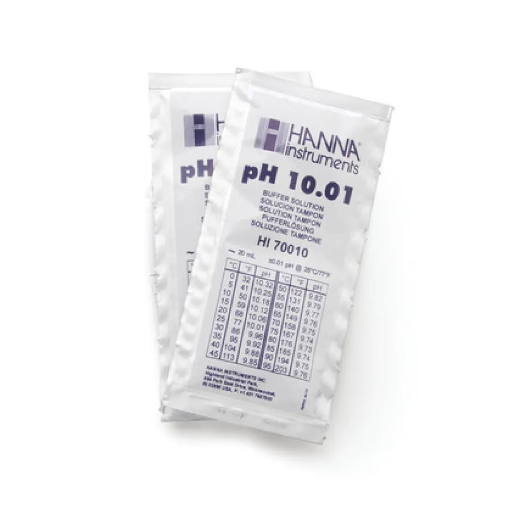Hanna Calibration fluid pH 10,01, 25 bags of 20 ml HI70010P