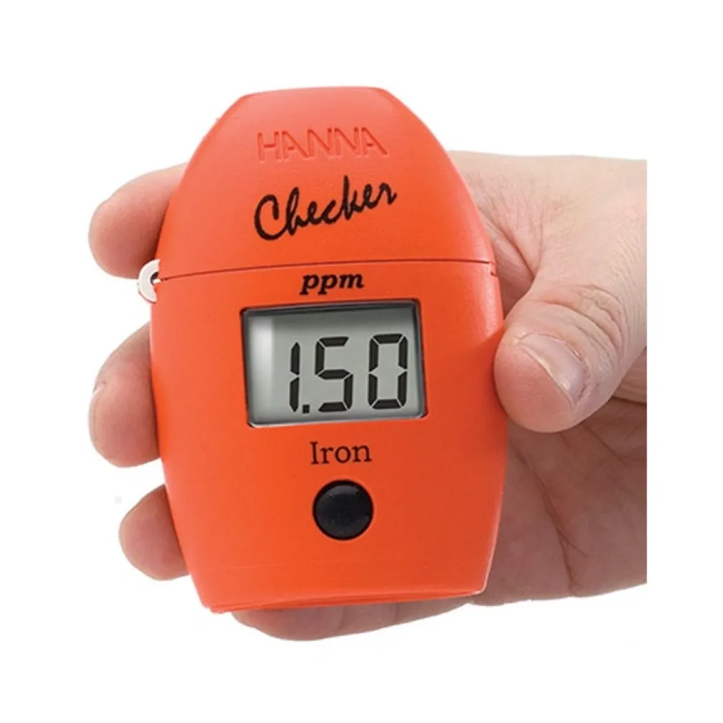 Hanna Checker HC HI721 til Jern (Fe) niveauer i ferskvand (0,00 til 5,00 mg/l)