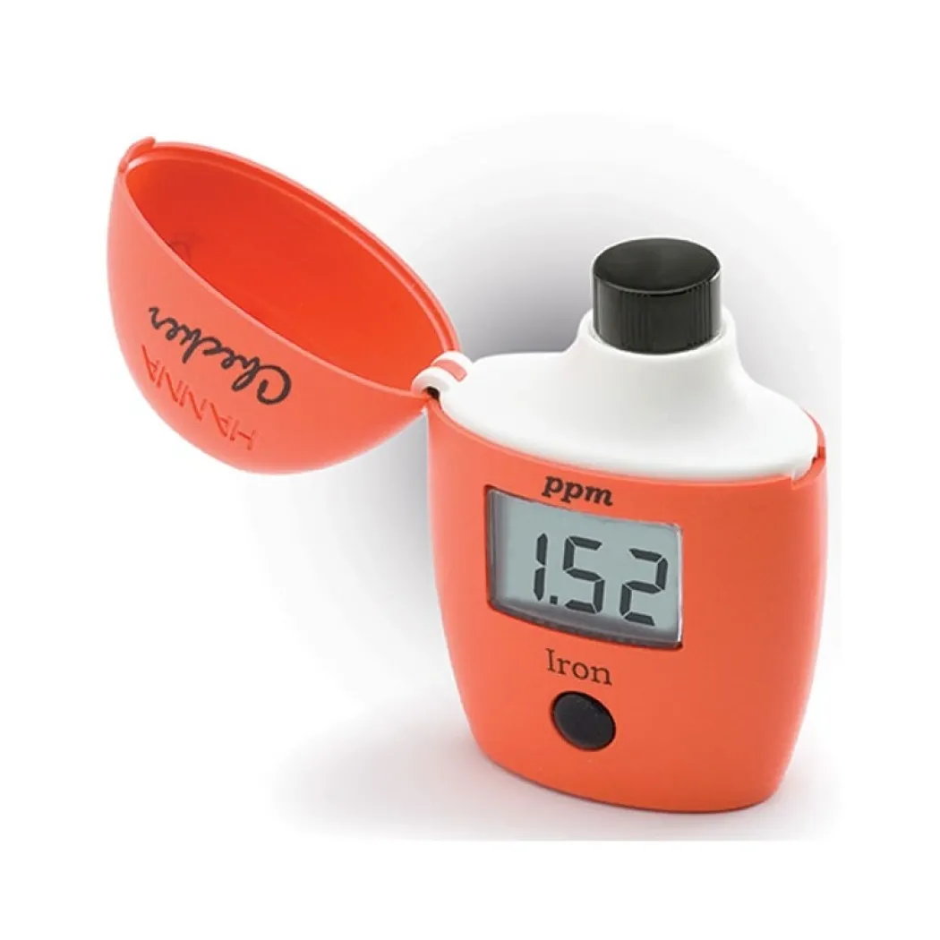 Hanna Checker HC HI721 til Jern (Fe) niveauer i ferskvand (0,00 til 5,00 mg/l)
