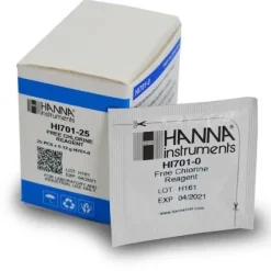 Hanna Free Chlorine Reagents LR, 0.00 to 2.50 mg/l - 25 pcs