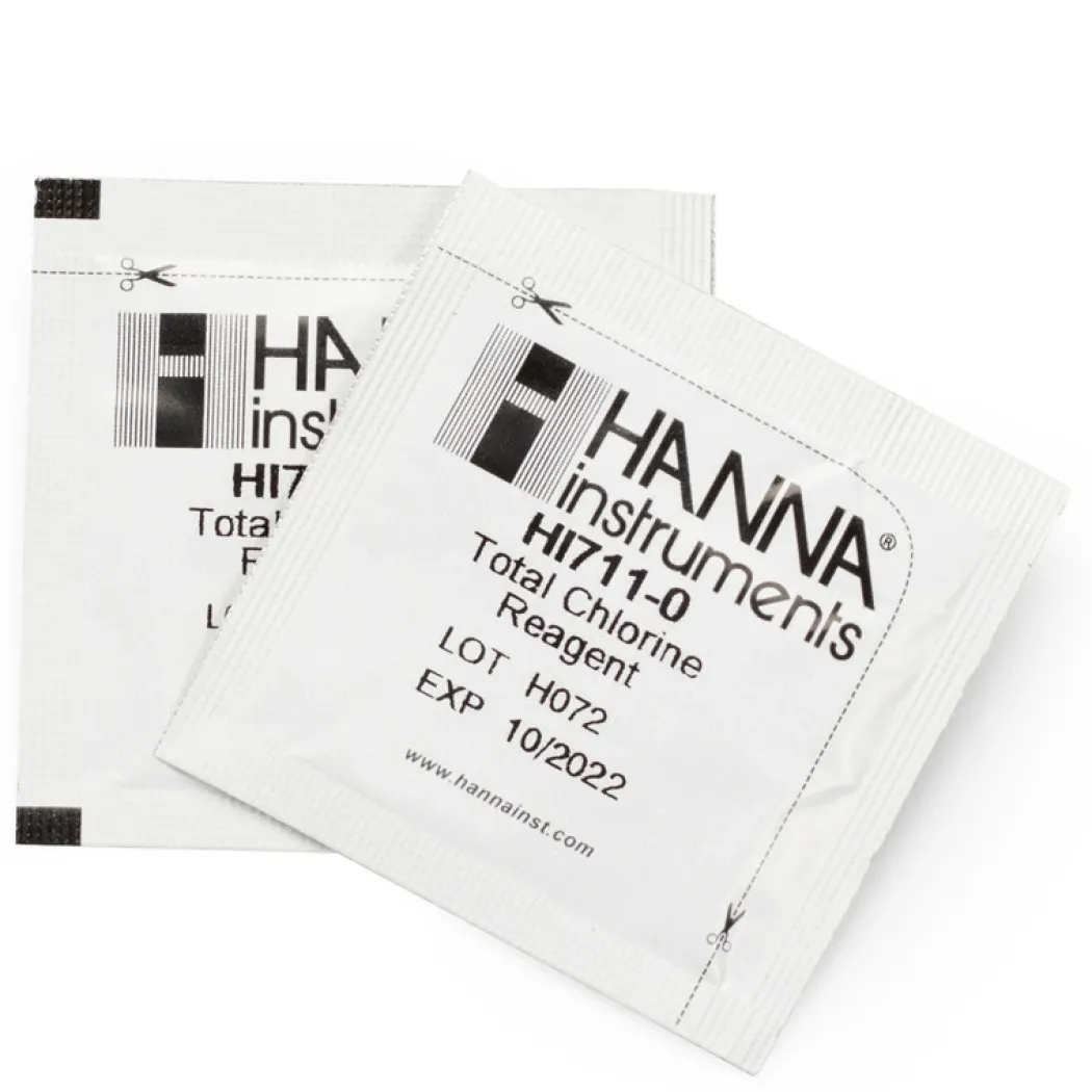 Hanna Free Chlorine Reagents LR, 0.00 to 2.50 mg/l - 25 pcs