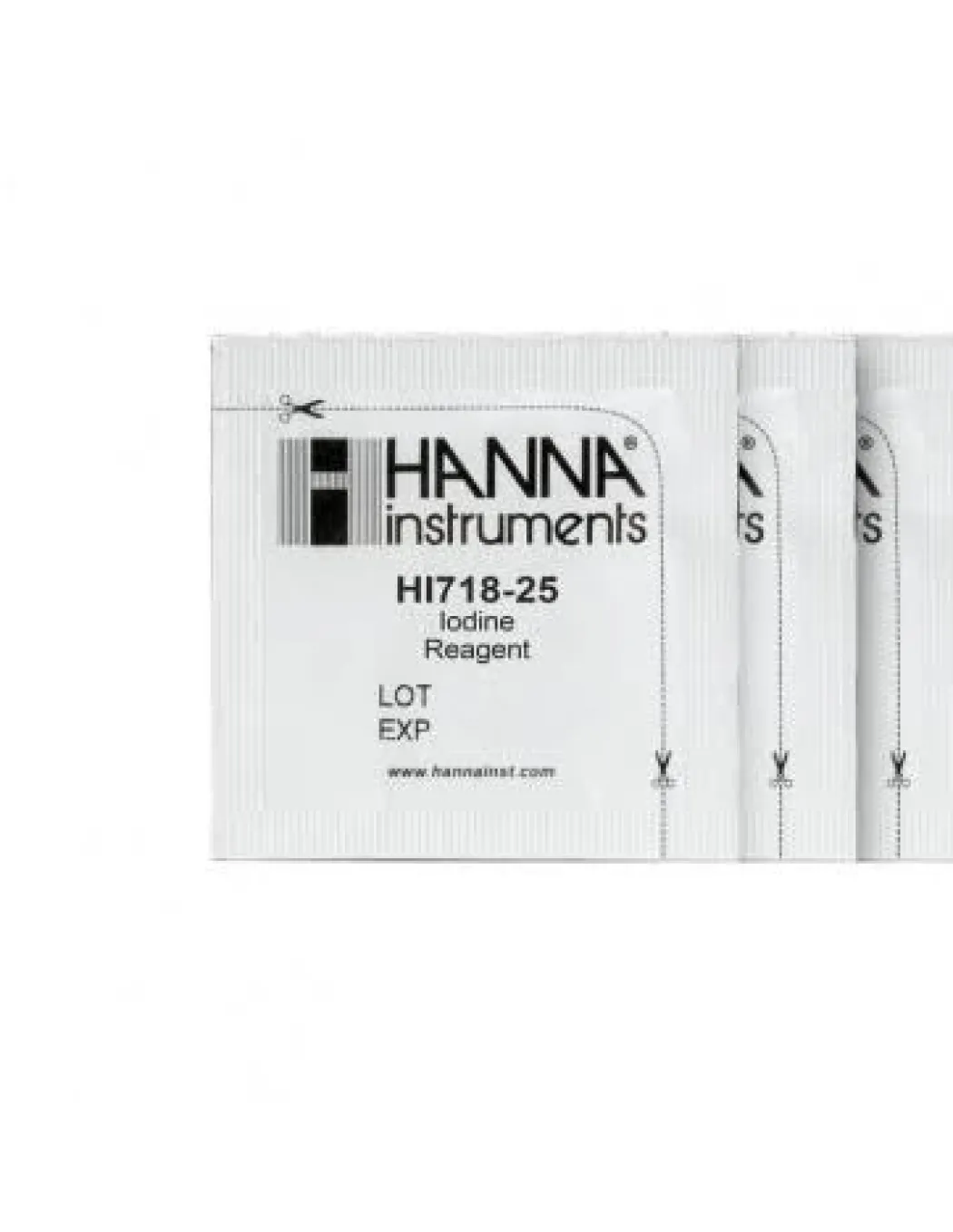 Hanna Reagents for Iodine Ferskvand HI718-25 0.0 to 12.50 mg/l - 25 stk