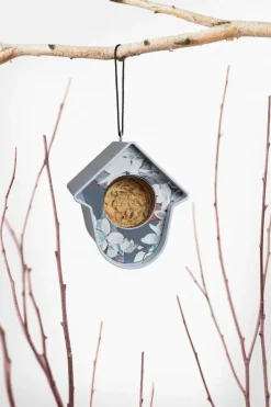 Hello Evie foderhus til peanutbutterglas blå blomst