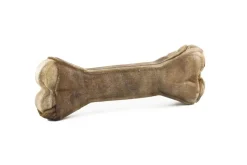 Håndlavet Presset Tyggeben med fyld af hjort 12 cm 38 g - naturlig hundesnack