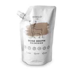 Hokuo Reindeer Bone Broth 400 ml - naturlig rensdyrsbouillon til hunde og katte