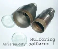 Hulboring i glas 55 mm hul (Max.10 mm glas)