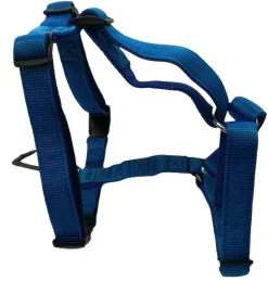 Hundesele Nylon Blå justerbar Blå str. 66-91 cm 25 mm - åndbar komfort
