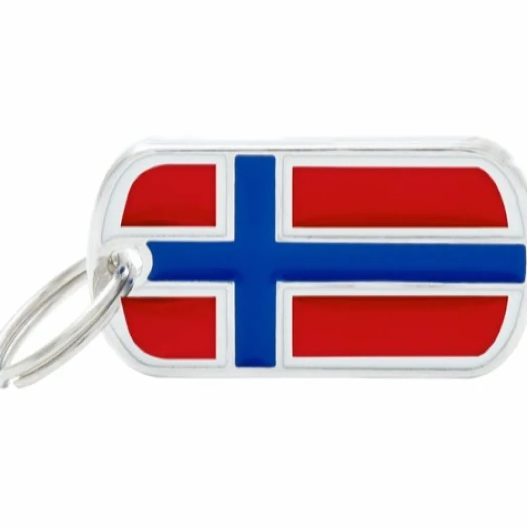 Hundetegn My Family Flag Norge