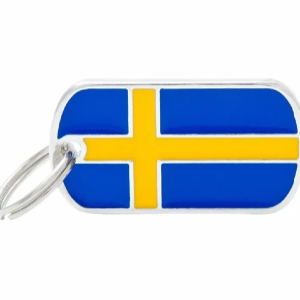 Hundetegn My Family Flag Sverige