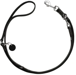Hunter Aalborg læderline 20 mm Sort Førerline
