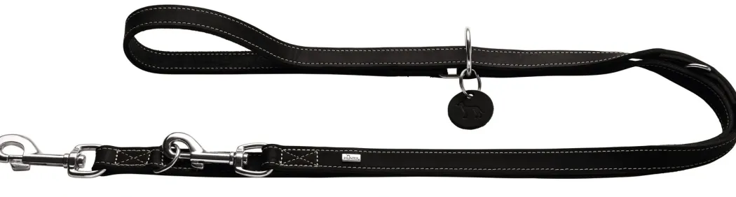 Hunter Aalborg læderline 13 mm Sort Førerline