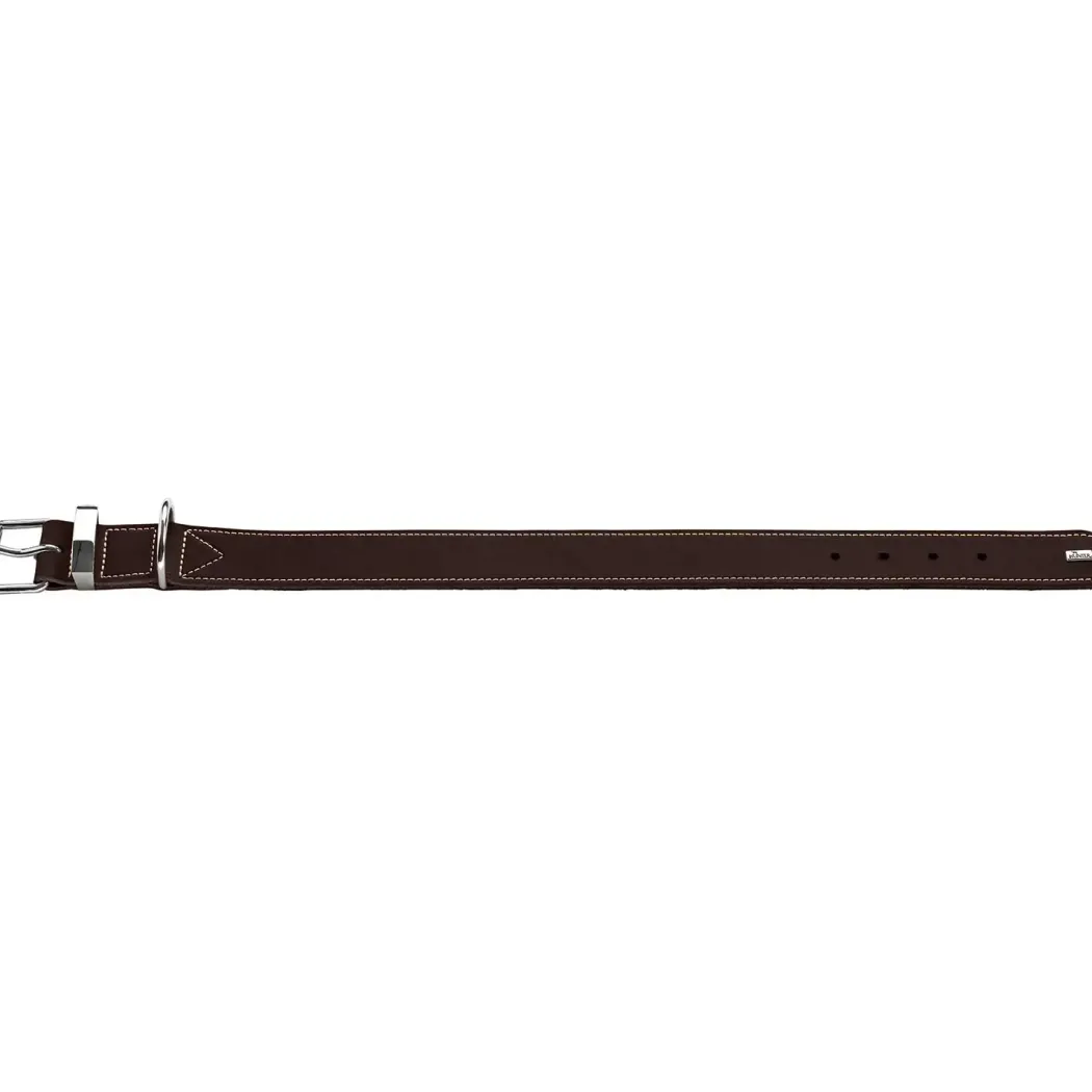 Hunter Aalborg Special Hundehalsbånd Brun 45 - 30-38 cm
