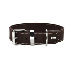 Hunter Aalborg 50 Special Mørkebrunt hundehalsbånd - 36-44 cm