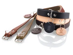 Hunter Aalborg Sport Cognac 42 hundehalsbånd - 32-38 cm