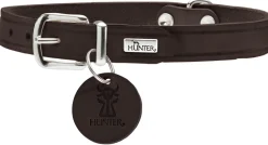 Hunter Aalborg Sport Mørkebrun 52 hundehalsbånd - 38-47 cm