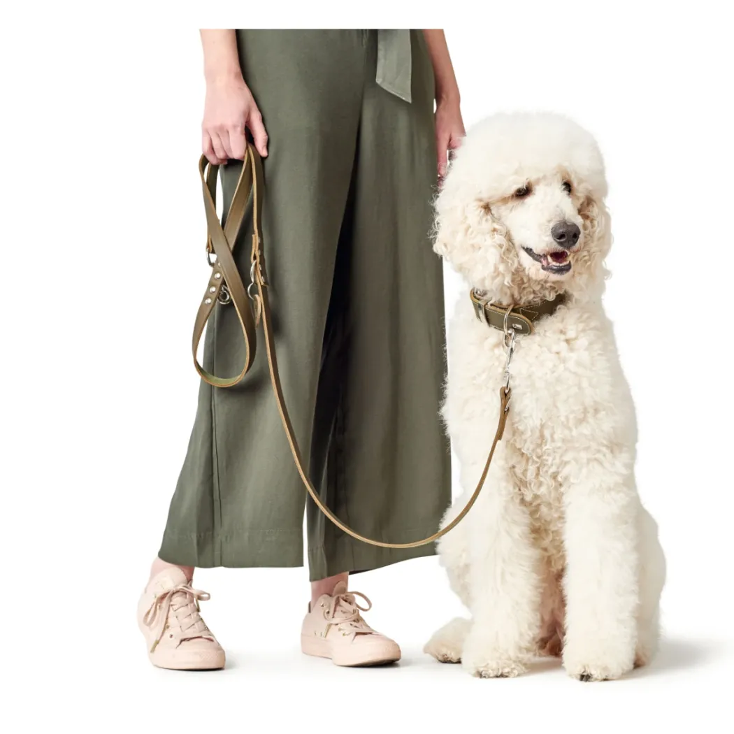 Hunter Aalborg Sport Oliven 42 hundehalsbånd - 32-38 cm