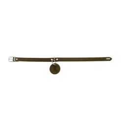 Hunter Aalborg Sport Oliven 42 hundehalsbånd - 32-38 cm