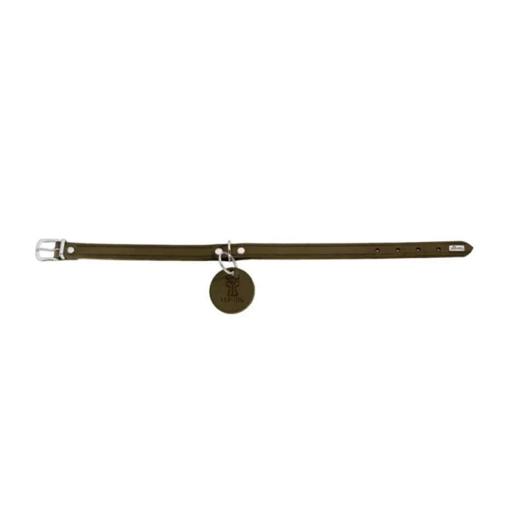 Hunter Aalborg Sport Oliven 52 hundehalsbånd - 38-47 cm