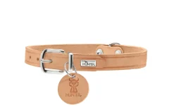 Hunter Aalborg Sport Tan 32 hundehalsbånd - 24-29 cm