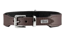 Hunter Basic halsbånd str.50 Brun - 35,0-43,0 cm