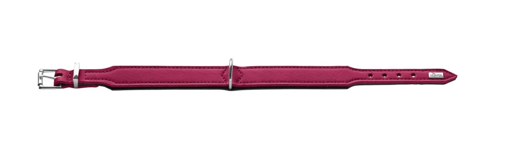Hunter Basic halsbånd str.50 Pink - 35,0-43,0 cm