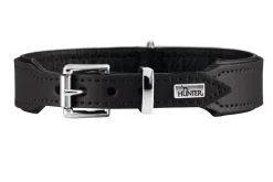 Hunter Basic halsbånd str.37 Sort - 30,0-34,5 cm